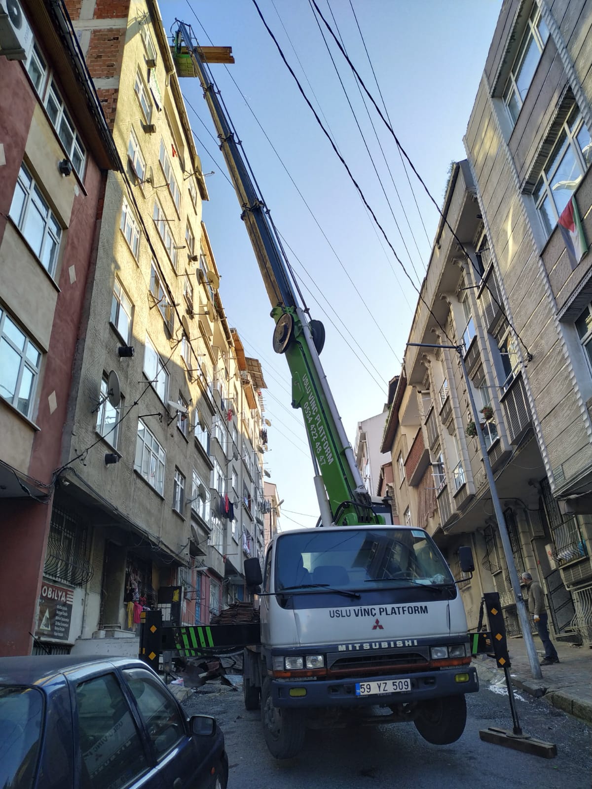 Sepetli platform çalışma